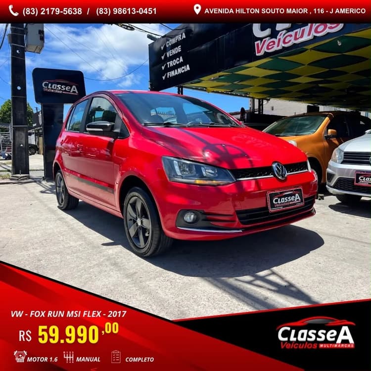 Volkswagen Fox RUN 1.6 Flex 8V 5P 2017