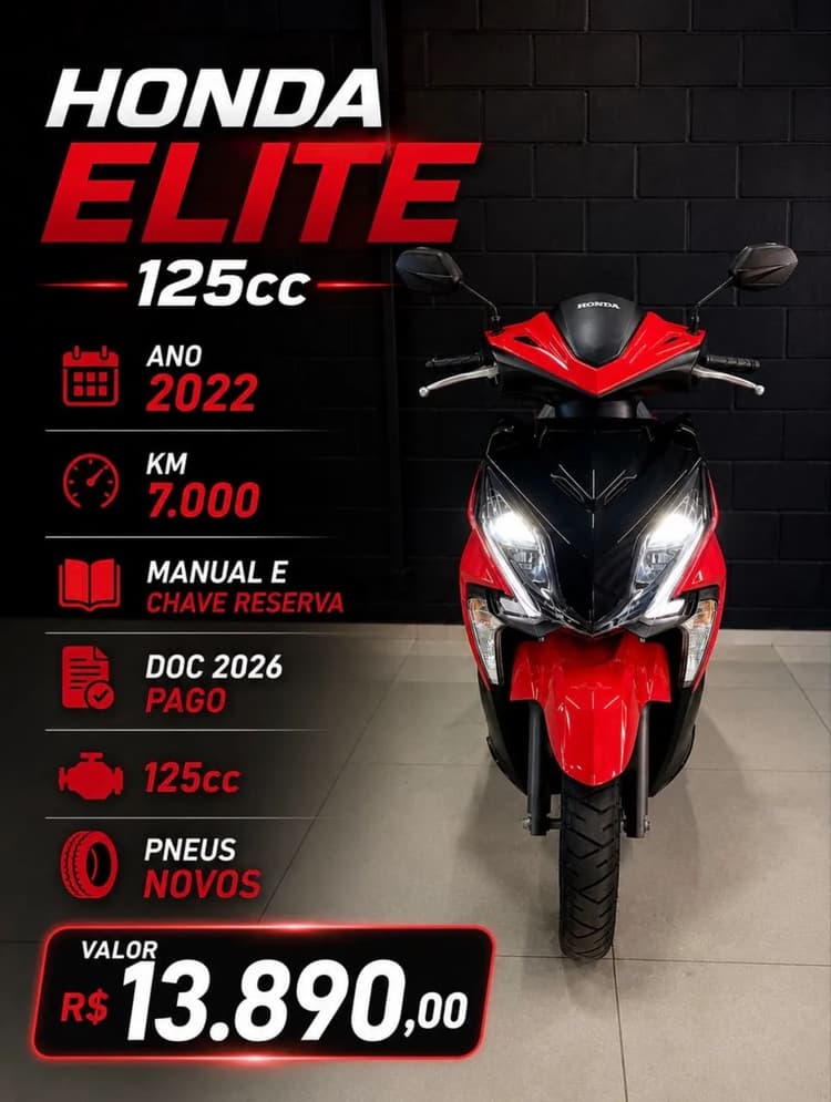 HONDA ELITE 125 2022 