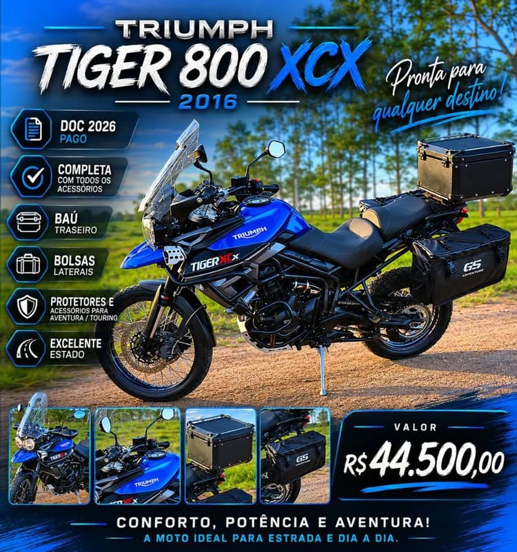 Tiger 800 xcx 2016