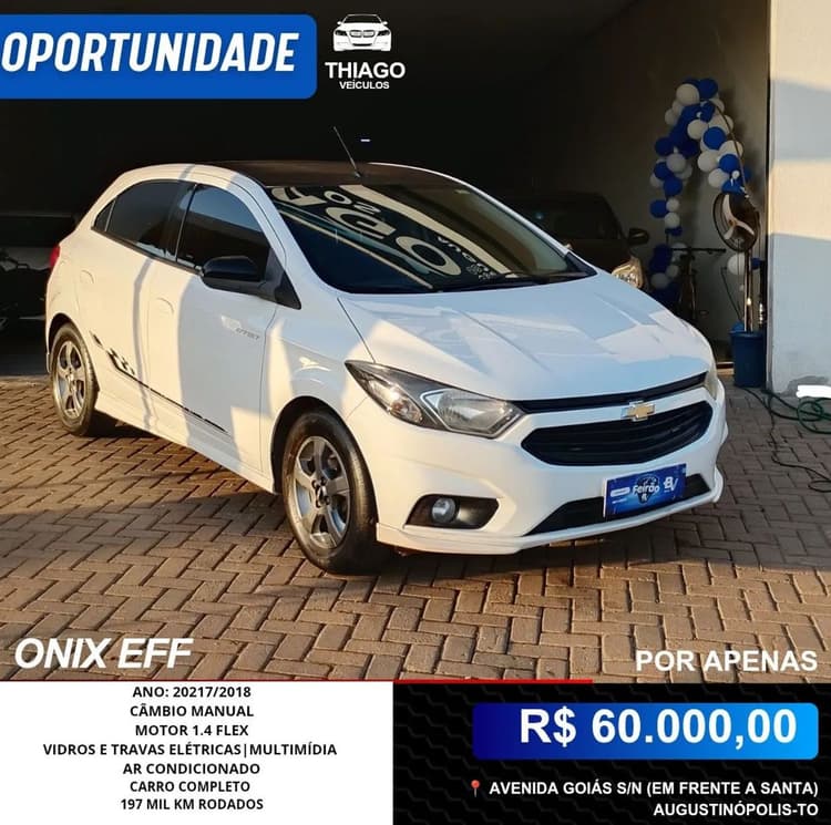 Chevrolet Onix Hatch Effect 1.4 8V Flex Mec. 4P 2018