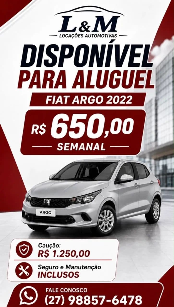 Fiat Argo 1.0 6V Flex. 2022