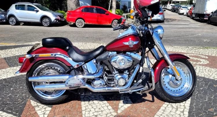 Harley Fat Boy com 12.100 km