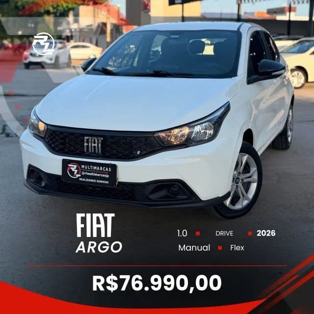 Fiat Argo Drive 1.0 6V Flex 2026