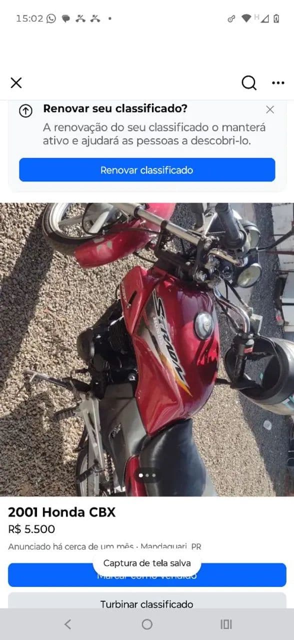 Vendo Estrada ano 2002 funcionando perfeitamente só chamar 44 998250024