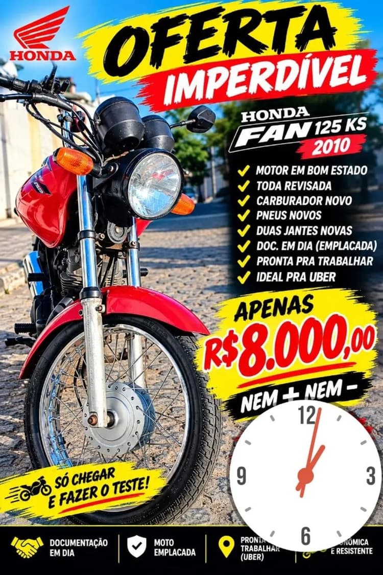 Promoção relâmpago