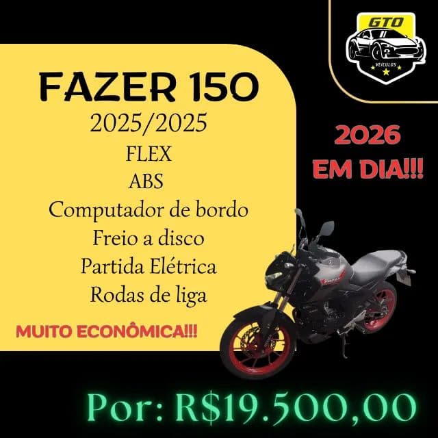 FAZER 150 2025/2025