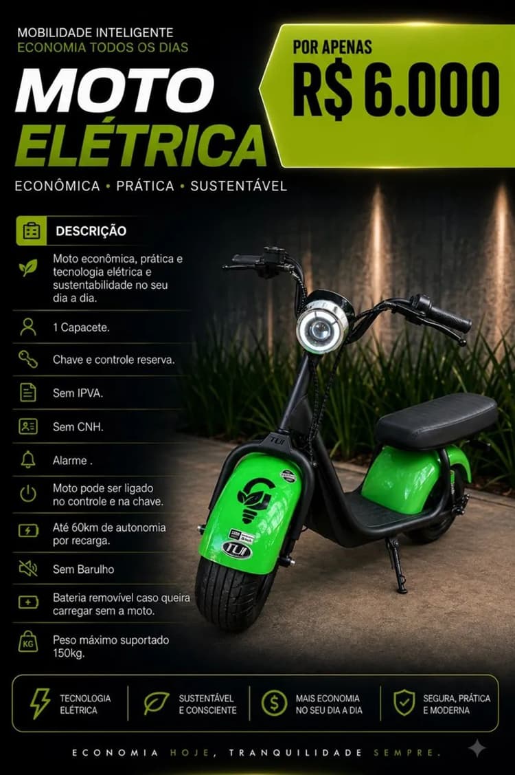 Scooter Eletrica Tui