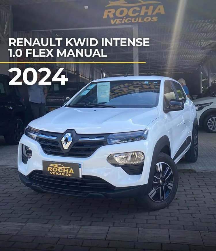 Renault Kwid Intense 1.0 Flex 12V 5P Mec. 2024