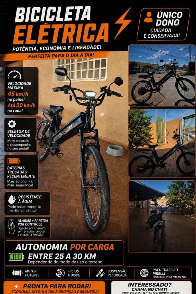 Bike eletrica E-Greffe 