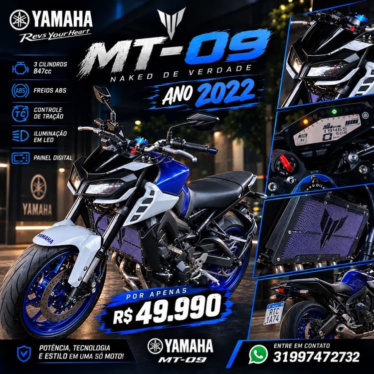 MT-09 impecável 