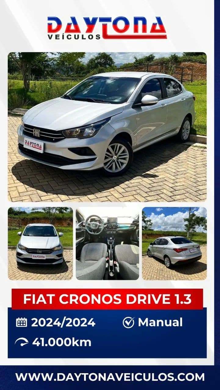 Fiat Cronos Drive 1.3 8V Flex 2024