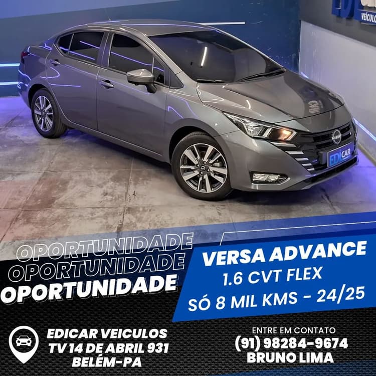Nissan Versa Advance 1.6 16V Flex AUT 2025