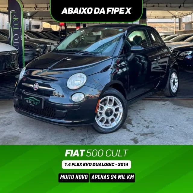 Fiat 500 Cult 1.4 Flex 8V EVO Dualogic 2014