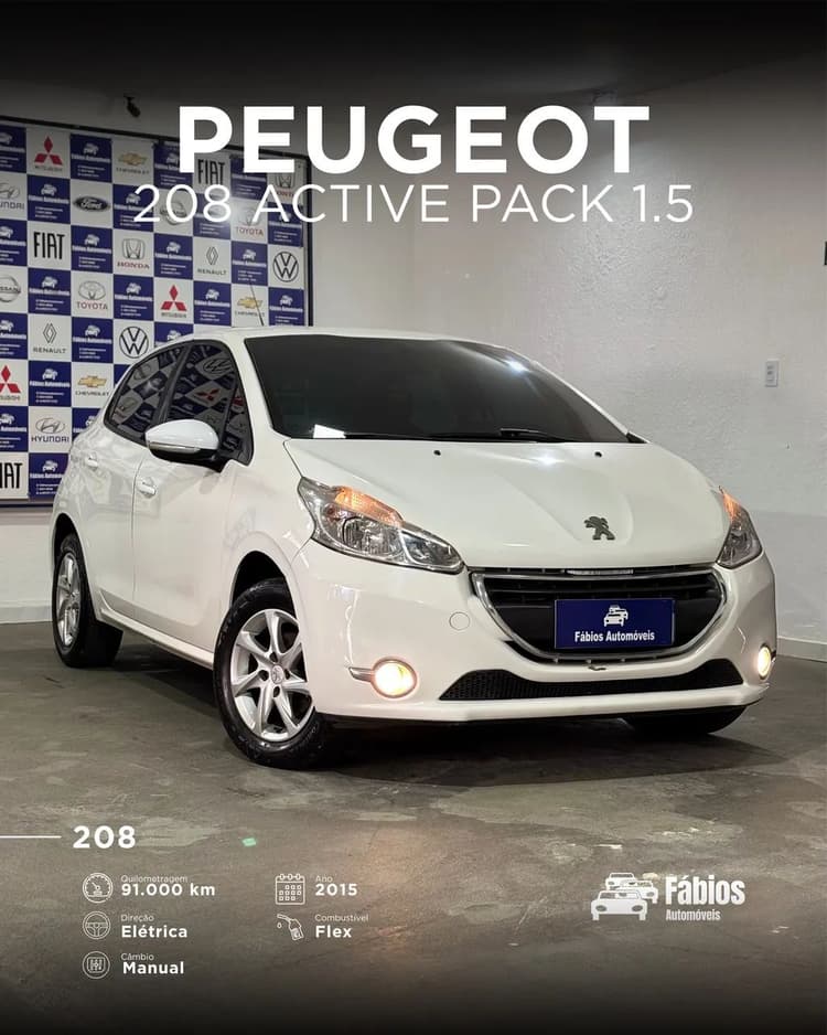 Peugeot 208 Active/active Pack 1.5 Flex 8V 5P 2015