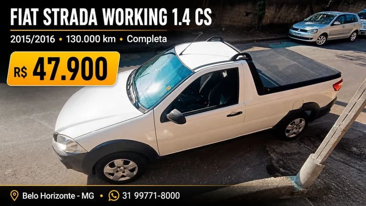 Fiat Strada Working 1.4 MPI Fire Flex 8V CS 2016