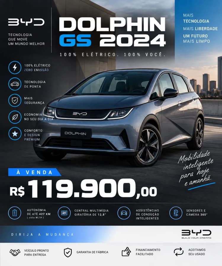 BYD Dolphin EV (Elétrico) 2024