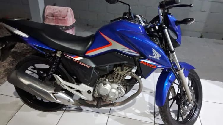 Titan 160 Azul 2018