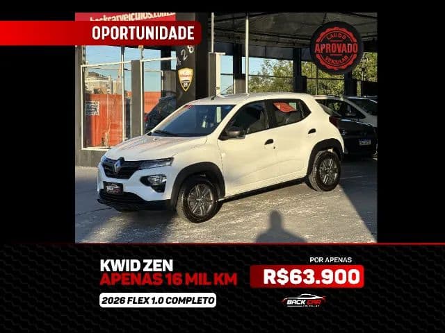 Renault Kwid Zen 1.0 Flex 12V 5P Mec. 2026