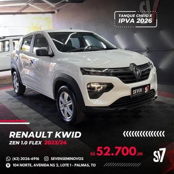 Renault Kwid Zen 1.0 Flex 12V 5P Mec. 2024