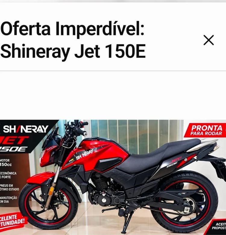 Moto Shineray Jeff 150S 