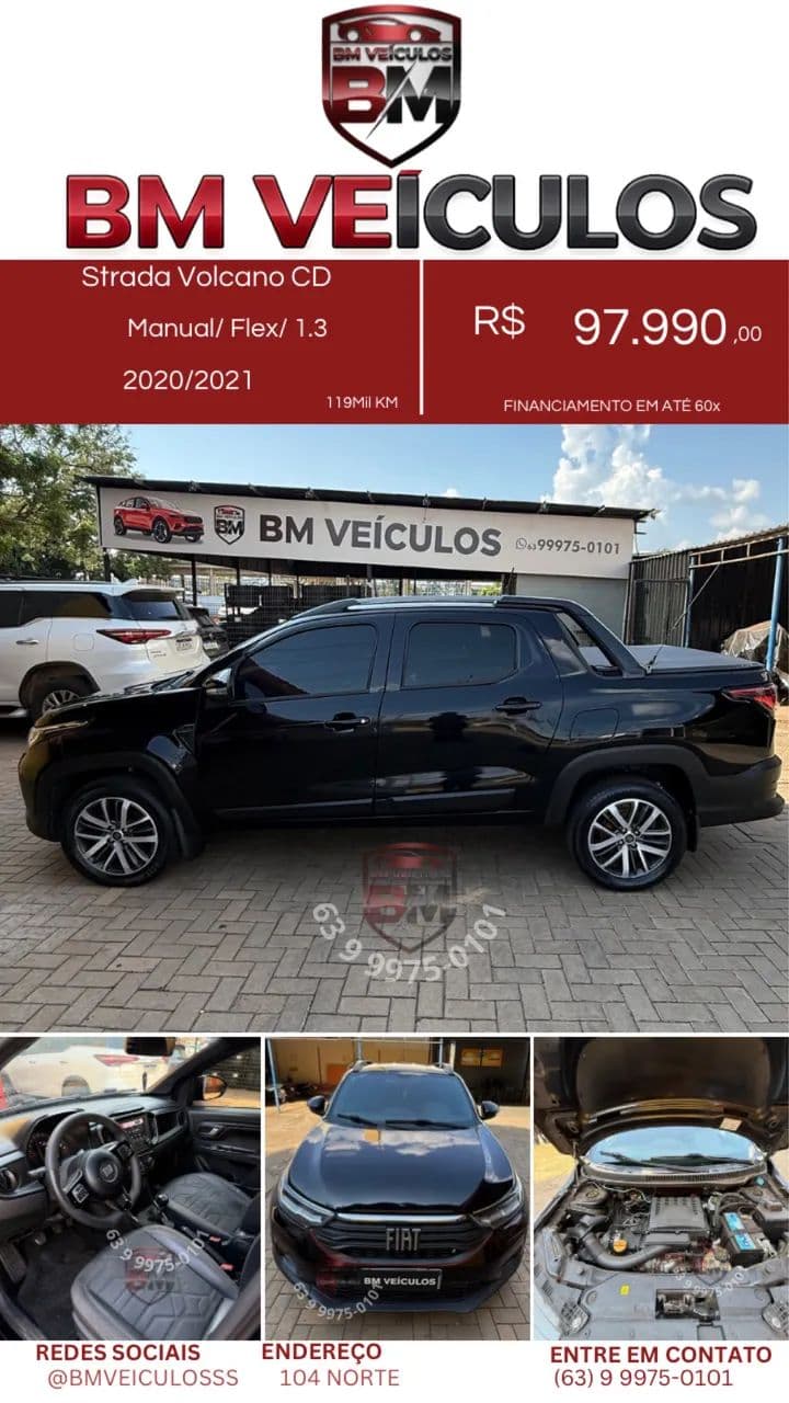 Fiat Strada Volcano 1.3 Flex 8V CD 2021