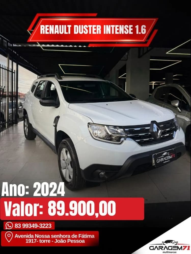 Renault Duster Intense 1.6 16V Flex MEC 2024