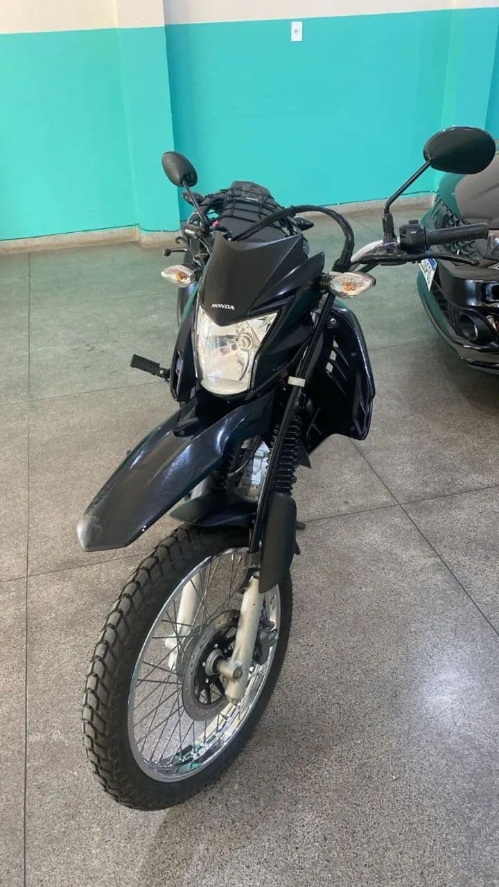 Moto conservada e revisada