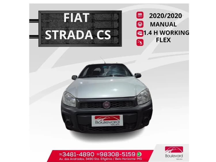 Fiat Strada Working Hard 1.4 Fire Flex 8V CS 2020