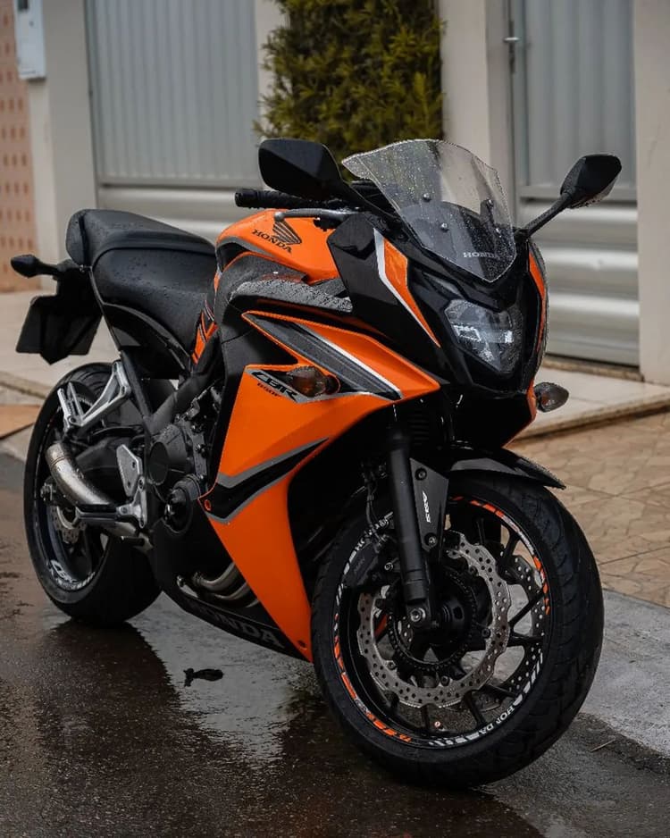 Cbr 650f laranja 2014/2013