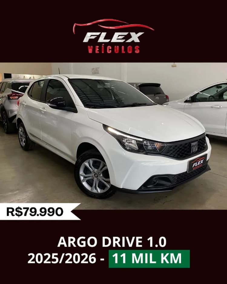 Fiat Argo Drive 1.0 6V Flex 2026