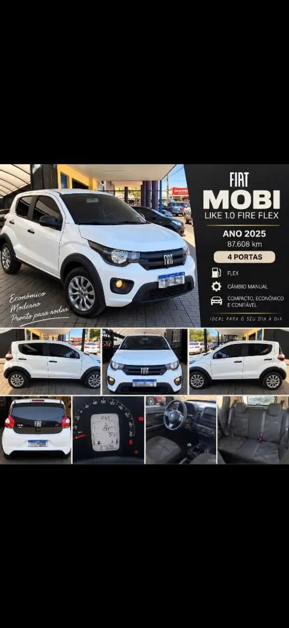 Fiat Mobi Like 1.0 Fire Flex 5P. 2025
