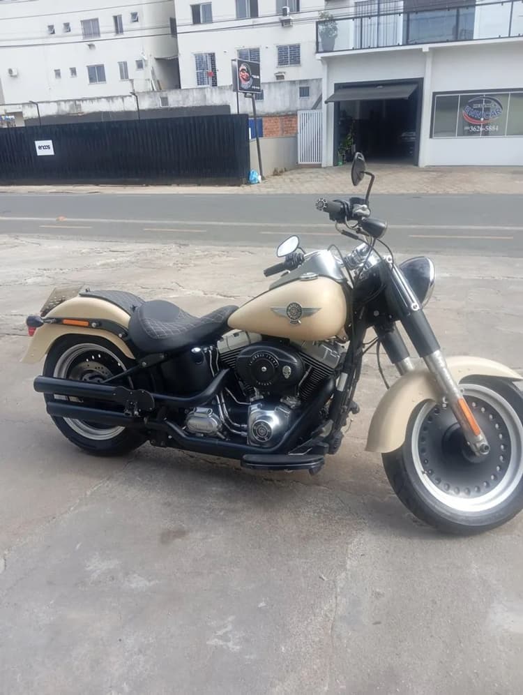 Harley fat boy
