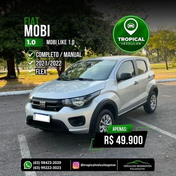 Fiat Mobi Like 1.0 Fire Flex 5P. 2022