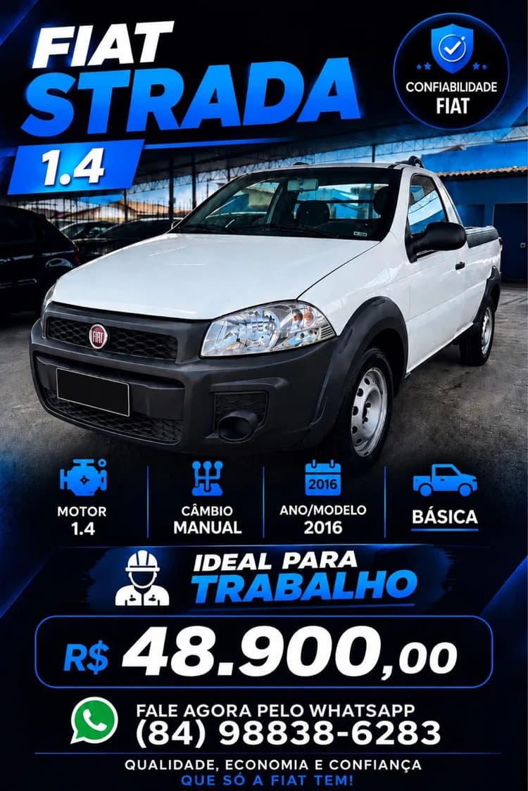 Fiat Strada Working 1.4 MPI Fire Flex 8V CS 2016