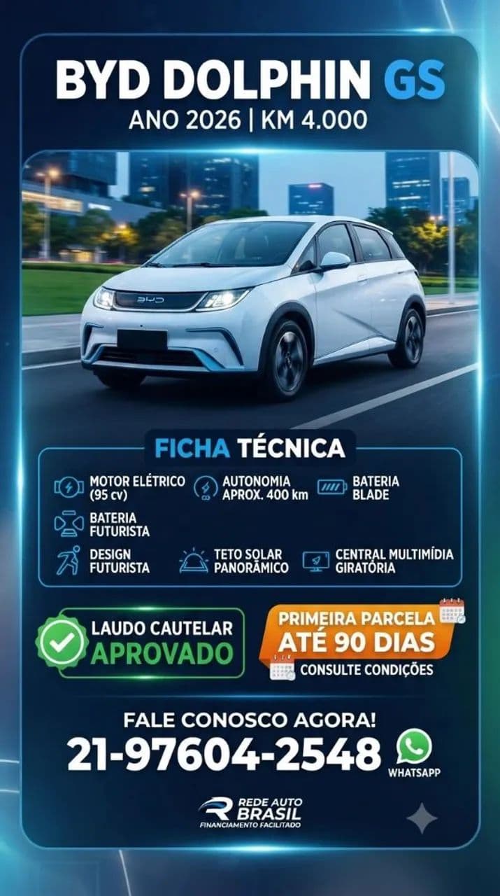BYD Dolphin EV (Elétrico) 2026