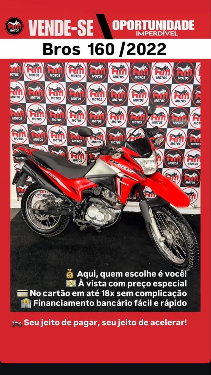Honda bros 160/2022