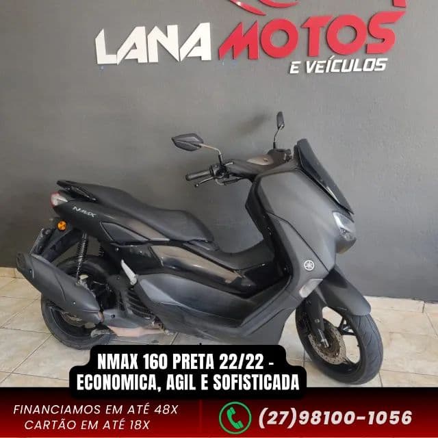 NMAX 160 preta  22/22 - ECONOMICA, AGIL E SOFISTICADA