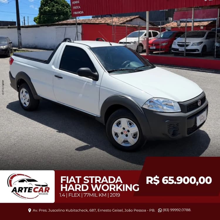 Fiat Strada Working Hard 1.4 Fire Flex 8V CS 2019