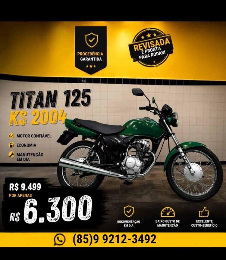 Vendo titan 125cc