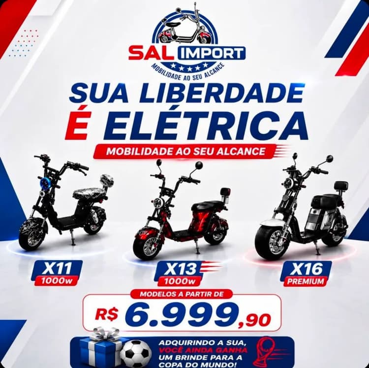 Promoção dos modelos X 