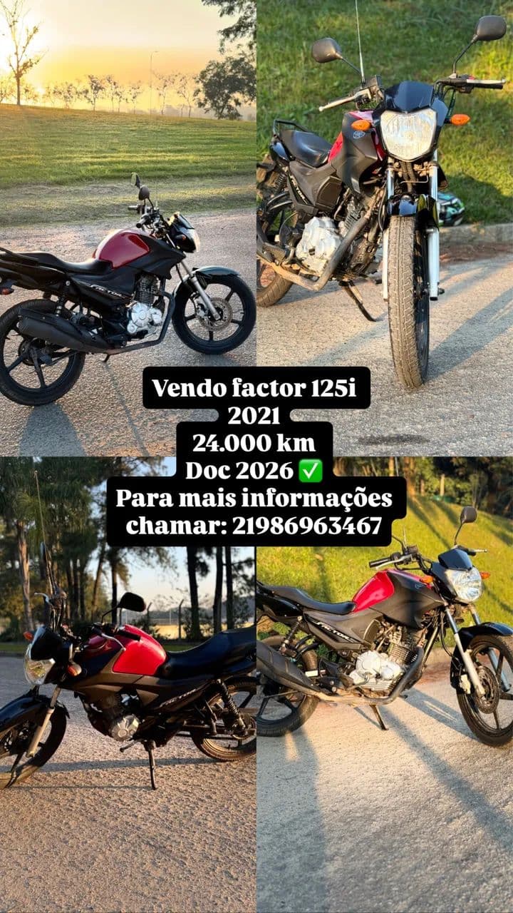 Vendo factor 125i MOTO NOVA! 