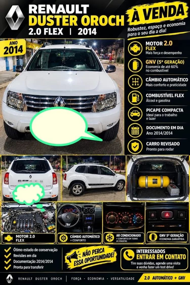 Renault Duster Dynamique 2.0 Hi-flex 16V Aut. 2015