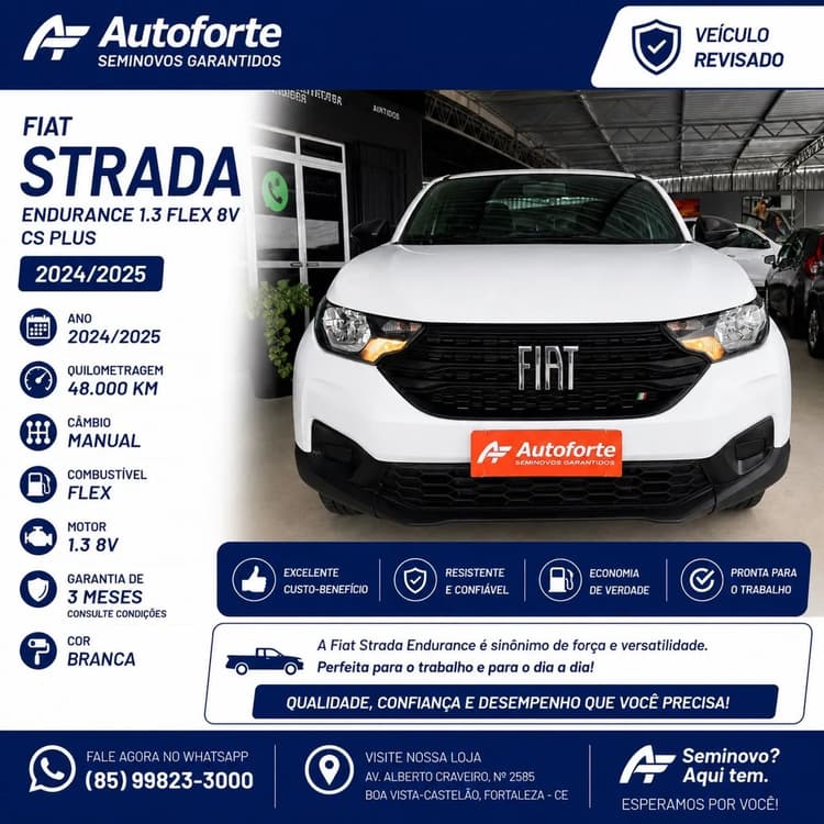 Fiat Strada Endurance 1.3 Flex 8V CS 2025