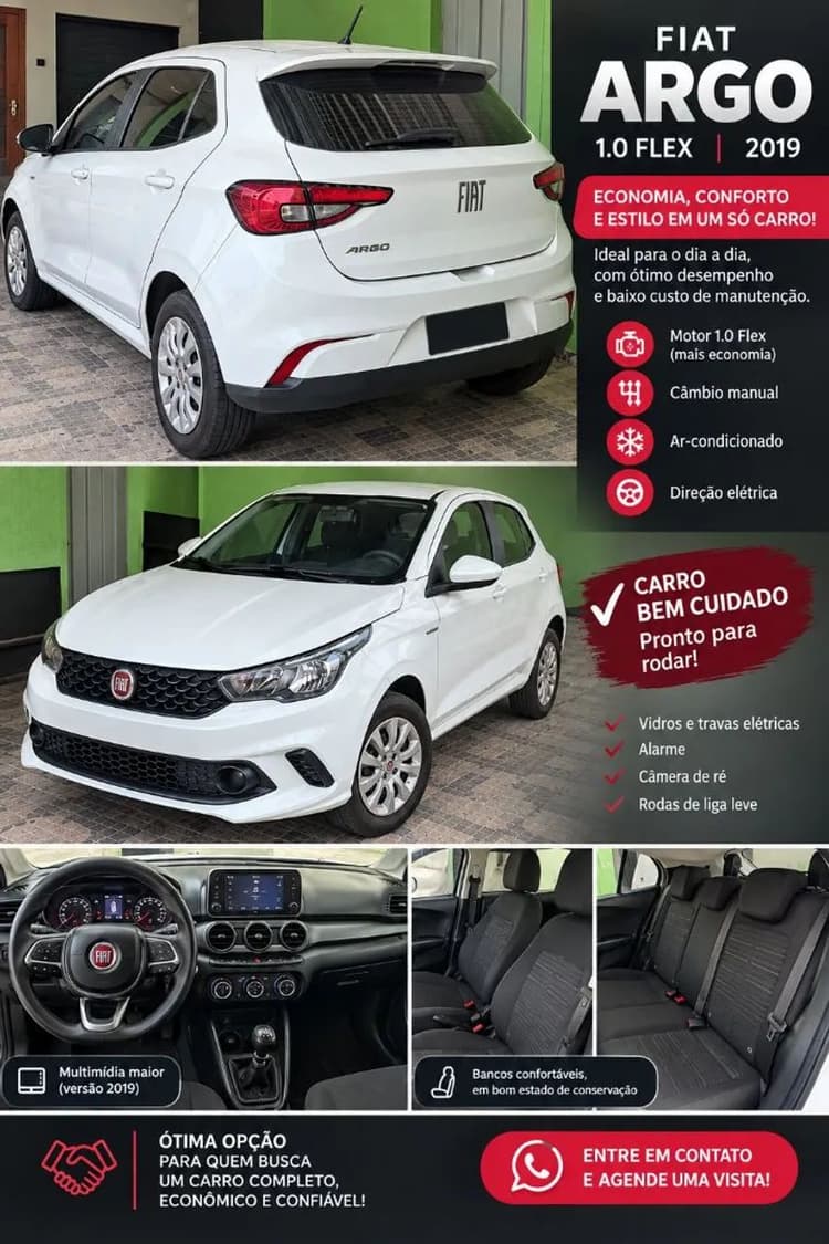 Fiat Argo Drive 1.0 6V Flex 2019