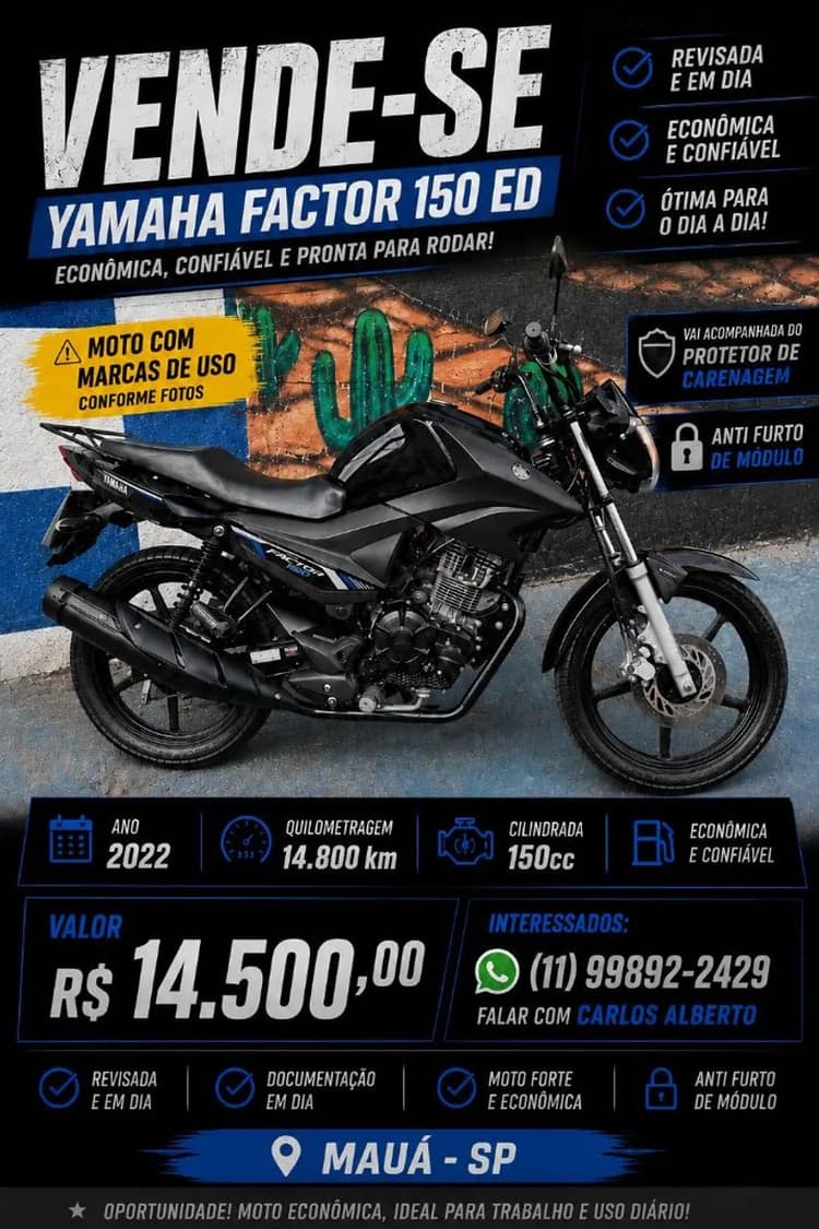 Moto Semi Nova