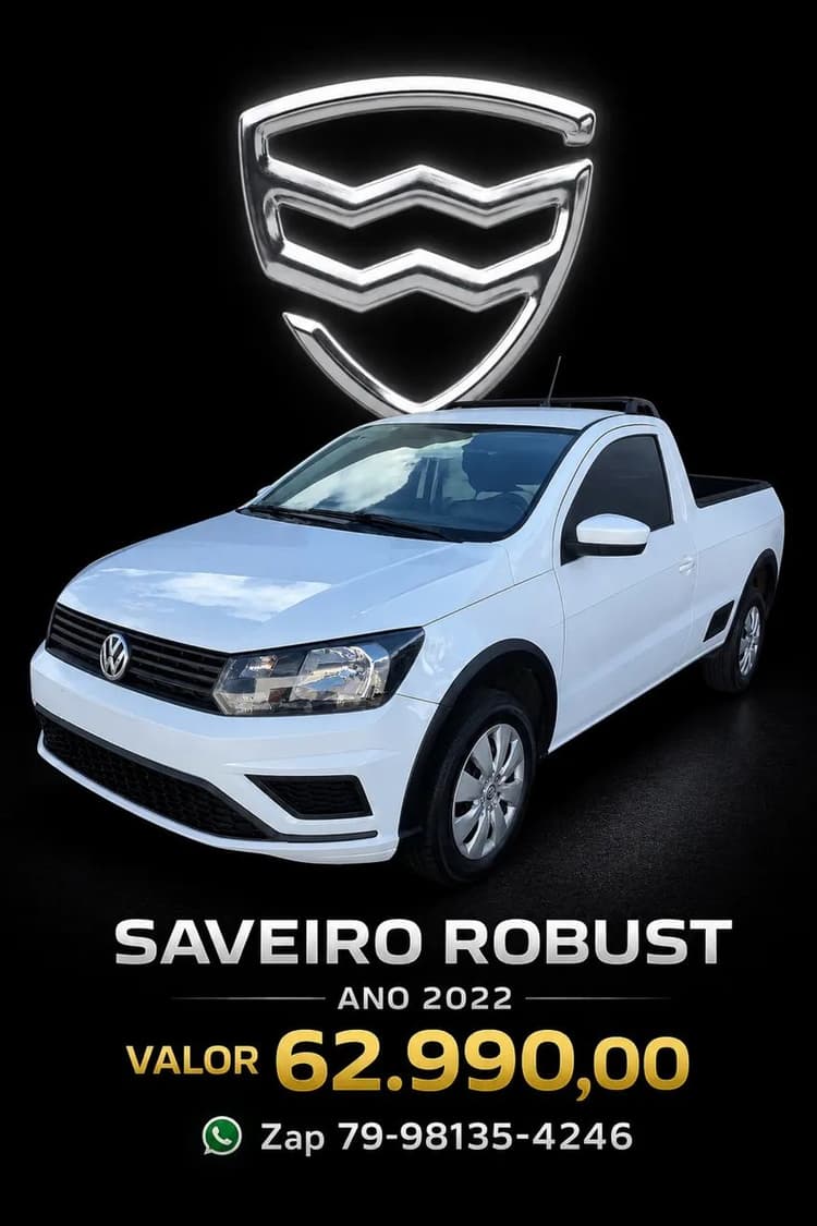 Volkswagen Saveiro Robust 1.6 Total Flex 8V 2022