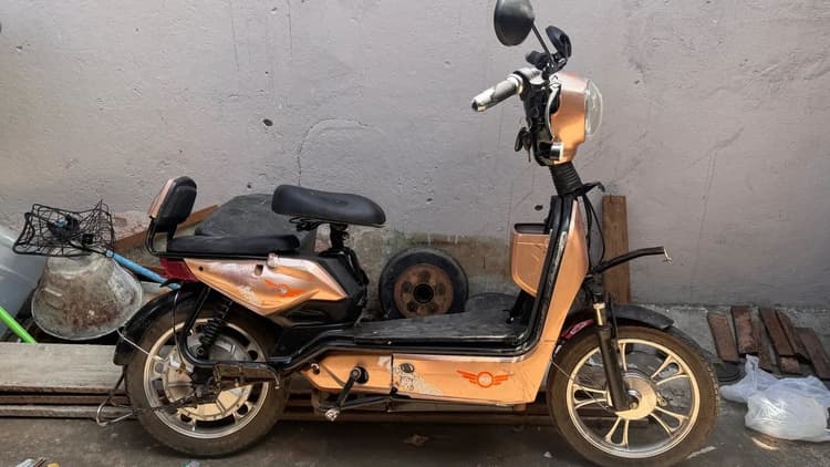 Bicicleta elétrica pra recuperar