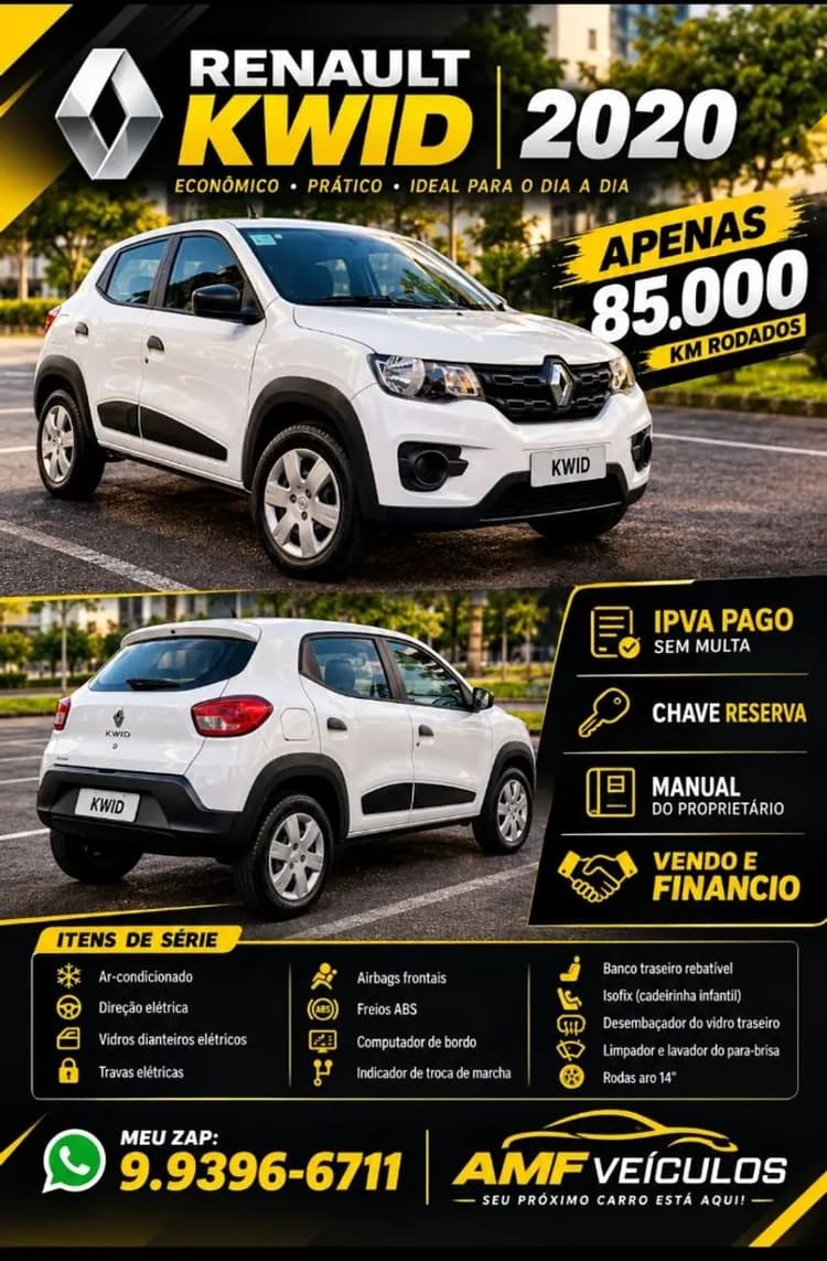 Renault Kwid Outsider 1.0 Flex 12V 5P Mec. 2020