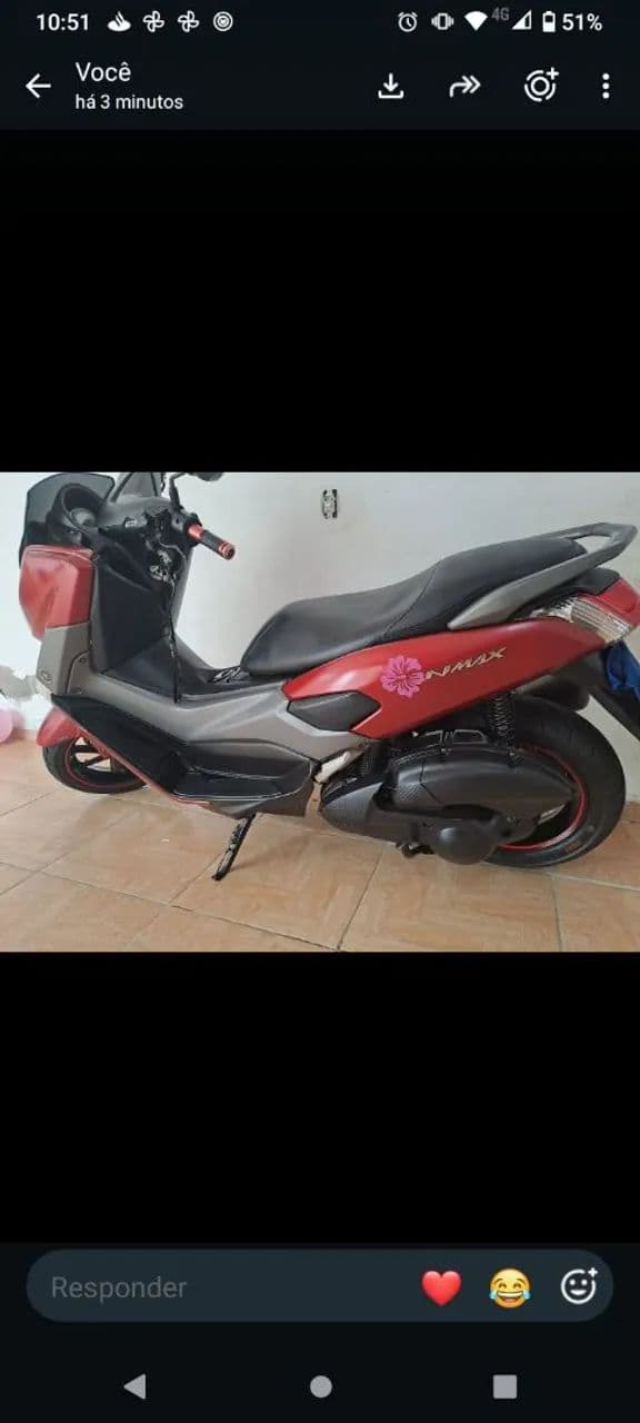 Nmax 160 ABS com manual e chave reserva 