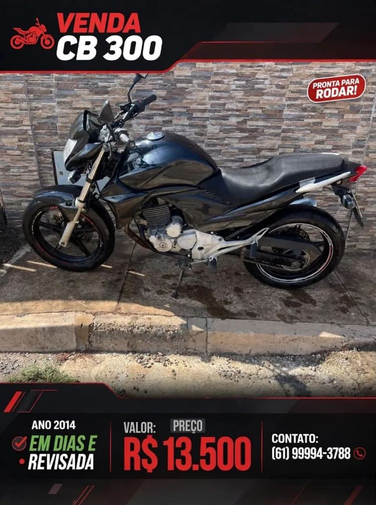 Vendo moto CB 300
